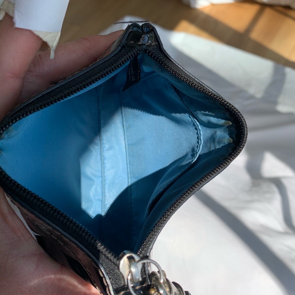 Coach Embossed C's Clutch Wristlet Patent Leather - Picture 2 of 4